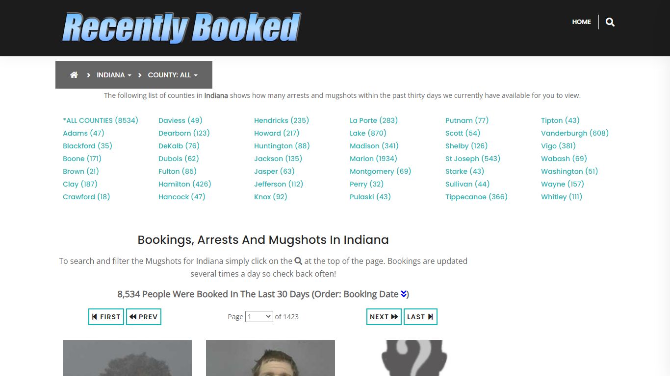 Bookings, Arrests and Mugshots in St Joseph County, Indiana